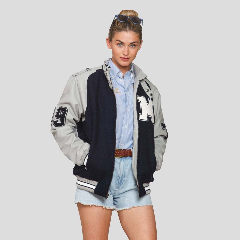 Women's Oversized Varsity Jacket